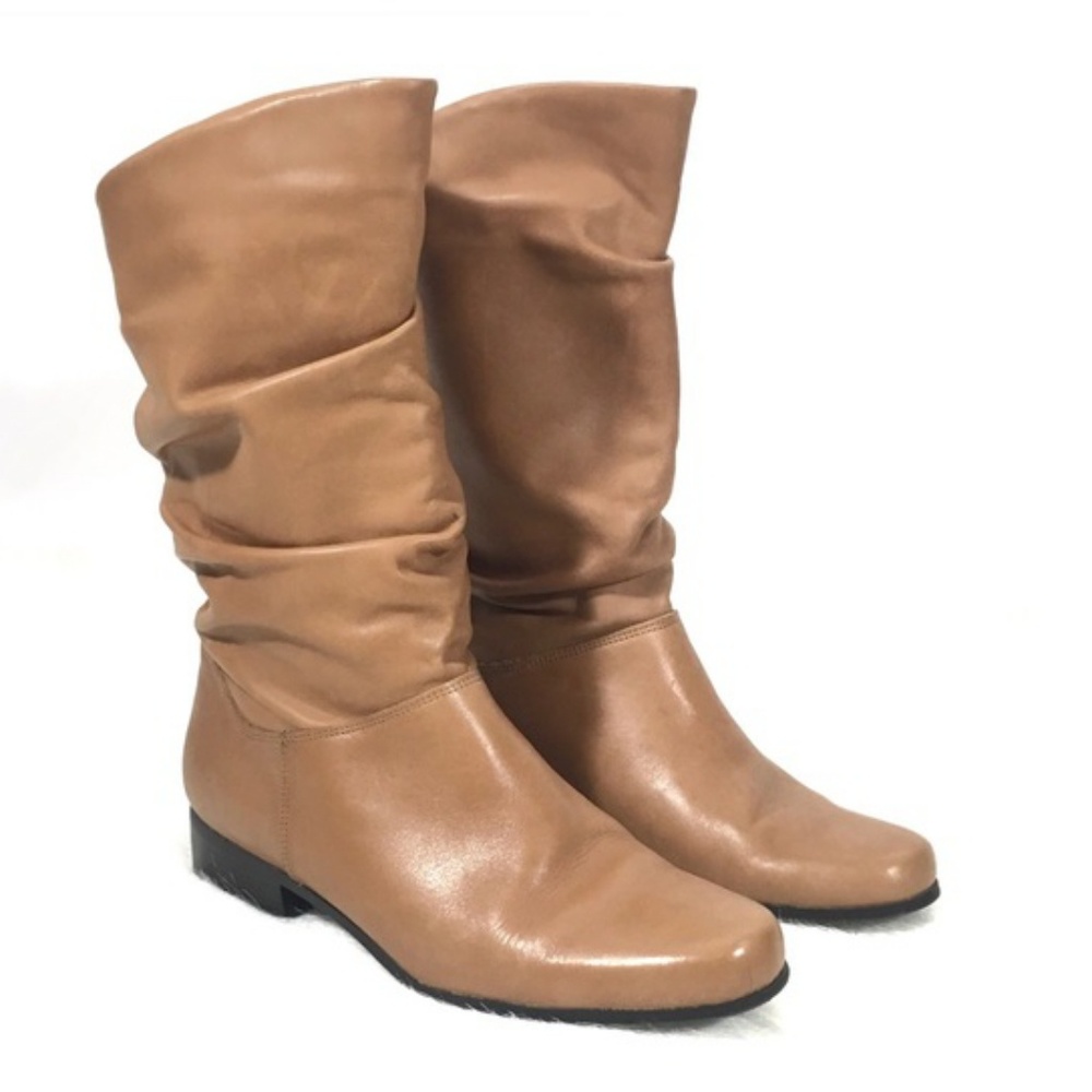 NWT Liz&Co Jamie tan slouch boots
